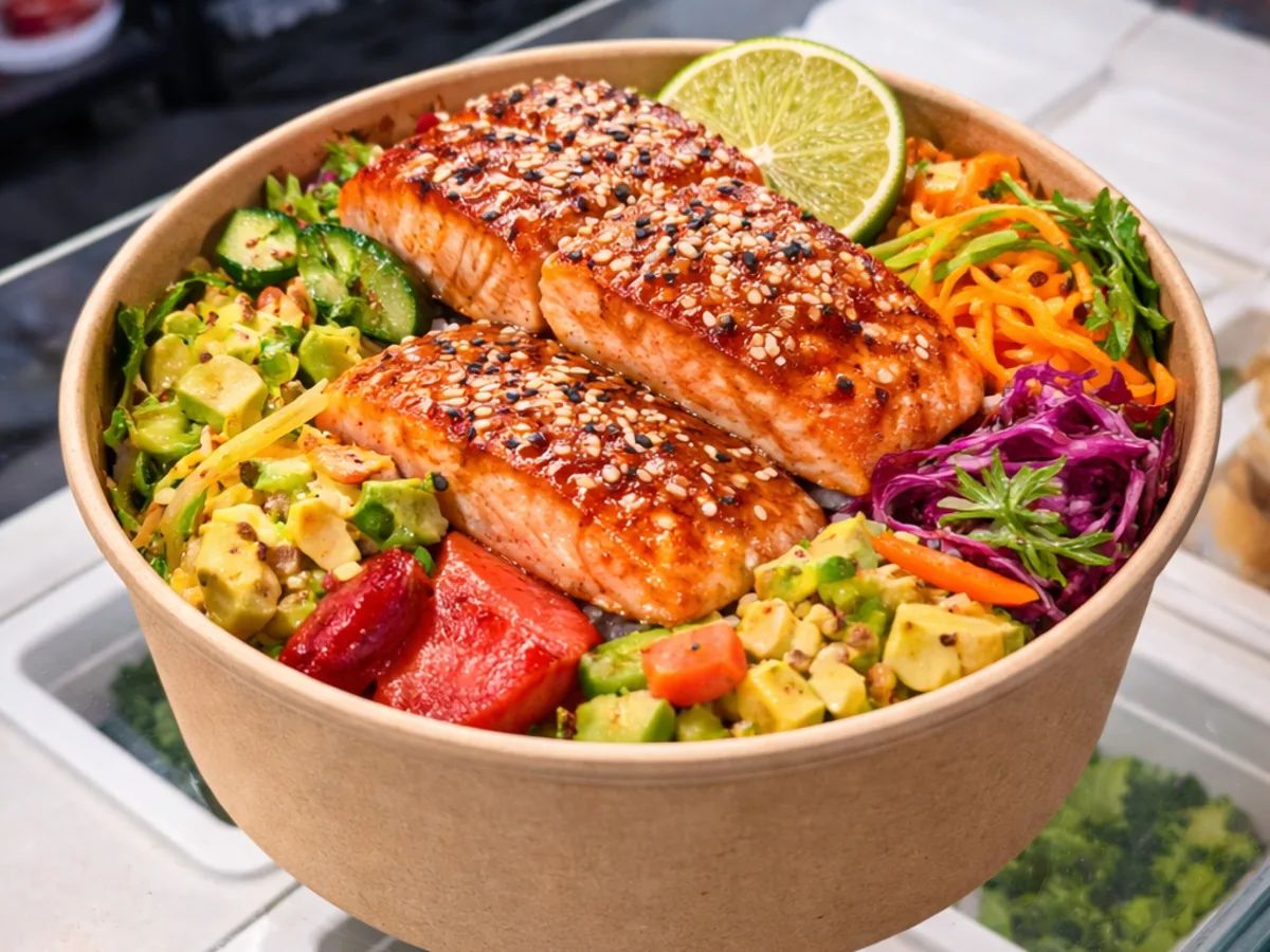 Grilled 220g Salmon Steak
